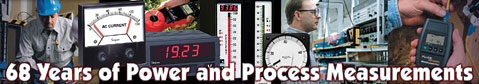 digital meters, data loggers and test instrumentation