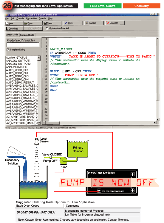 26_Text Messaging and Tank Level Application