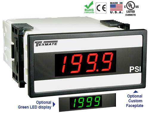 Texmate Panel Meter DX-35-4-20mA-Exc