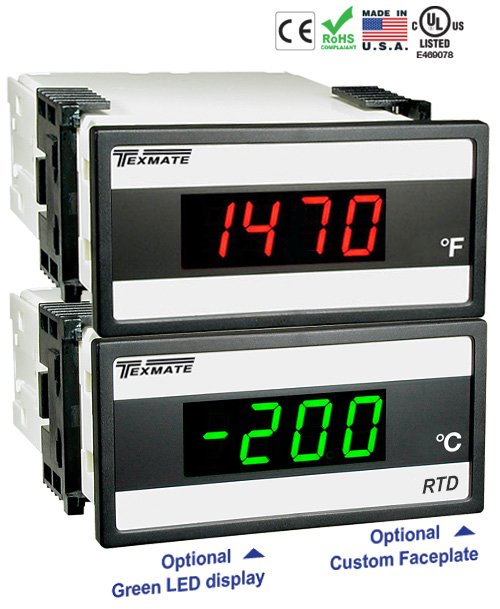 Texmate Panel Meter DX-35-RTD-C