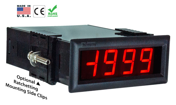 Red Color 200MA DC 5V 3.5 Digit Digital LED AMP Current Panel Meter 