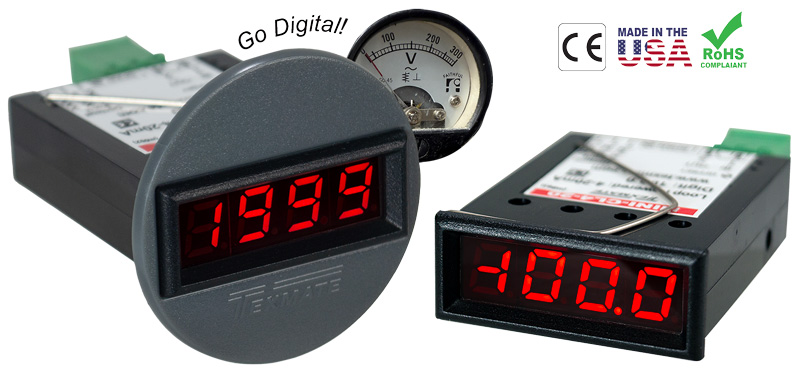 Texmate Panel Meter MINI-CL4-20
