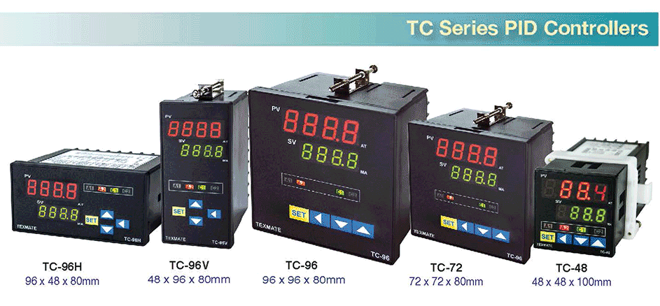 Texmate Advanced PID Controllers and Transducers